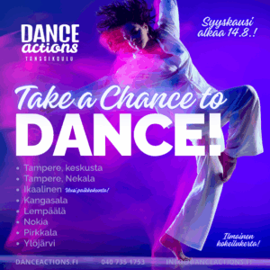 Dance actions tanssikoulun syyslukukausi alkaa 14.8